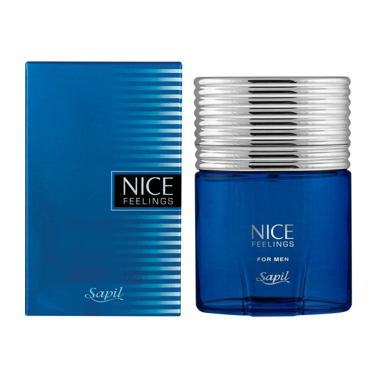 Sapil Nice Feelings Men Blue Perfume Eau De Toilette, 75ml For Men (Imported From U.A.E) Rose